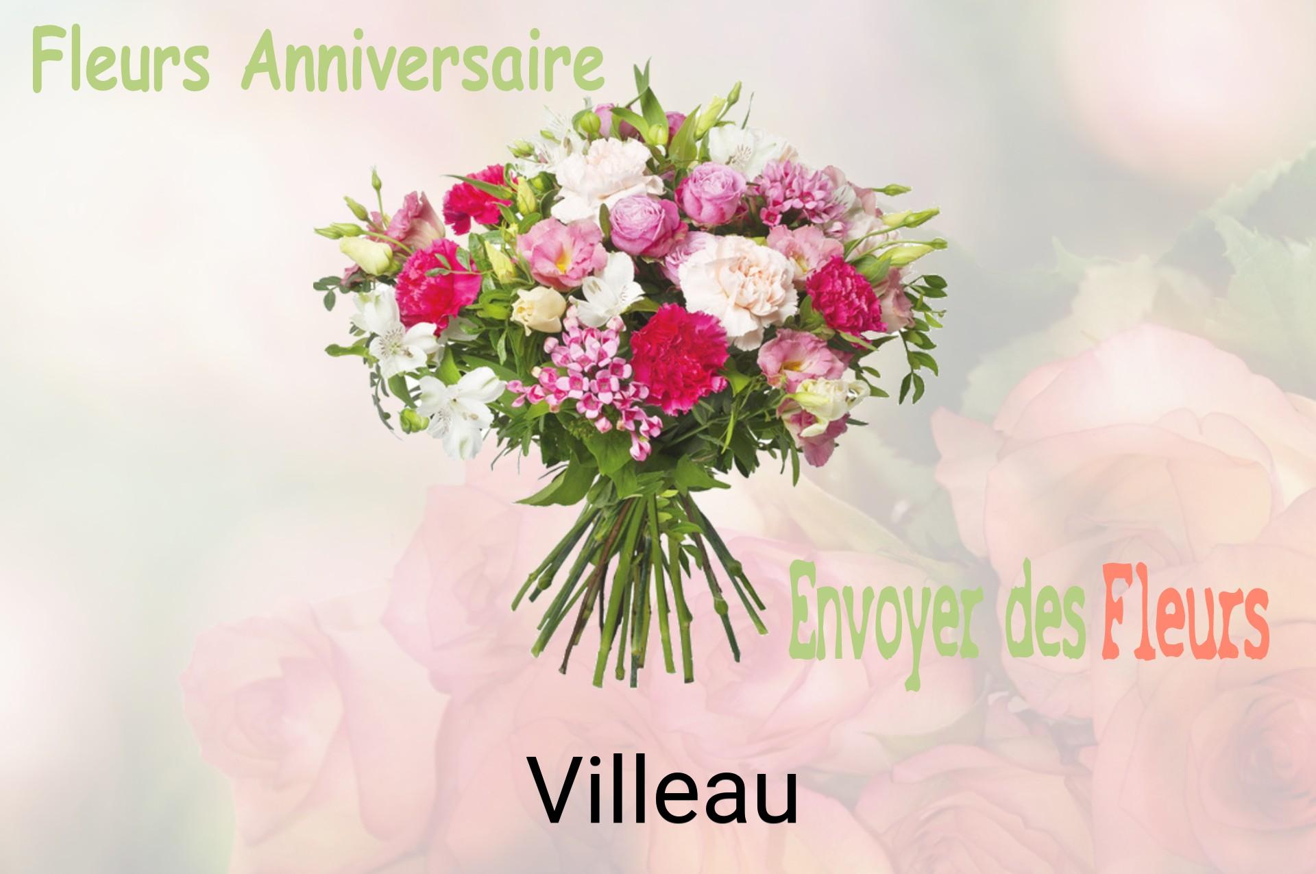 Bouquet de fleurs d’anniversaire livré à Villeau