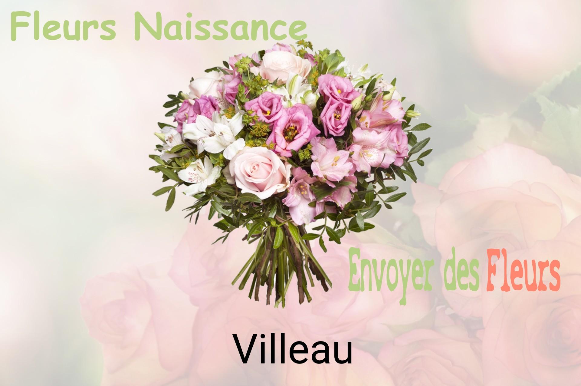 Bouquet de fleurs de naissance livré à Villeau